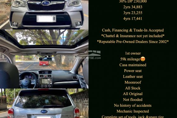 Sell pre-owned 2015 Subaru Forester XT Automatic Gas