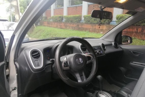 Silver Honda Mobilio 2016 SUV at Automatic for sale in Quezon City