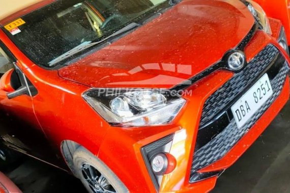  2020 Toyota wigo g mt push start orange p8f337 16k odo – 397k