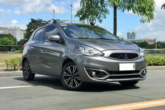 RUSH sale! Grey 2016 Mitsubishi Mirage 1.2 GLS CVT Automatic Gas Hatchback cheap price