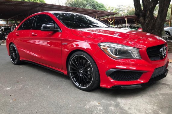 Selling Red Mercedes Benz CLA45 AMG 2014 in Pasig