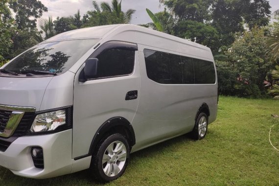 Silver Nissan NV350 Urvan 2018 for sale in Quezon
