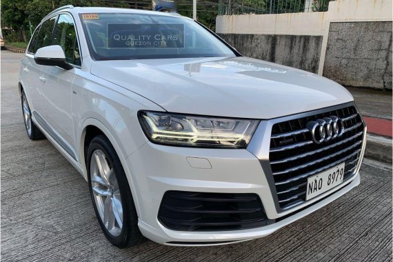 Pearl White Audi Q7 2018 for sale in Quezon