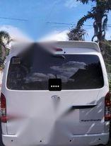 Pearl White Toyota Hiace Super Grandia 2015 for sale in Quezon 