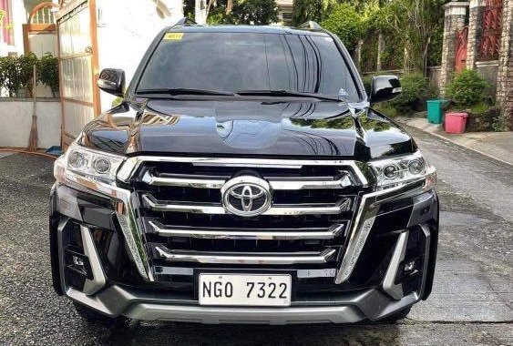 Black Toyota Land Cruiser 2021 for sale in Quezon