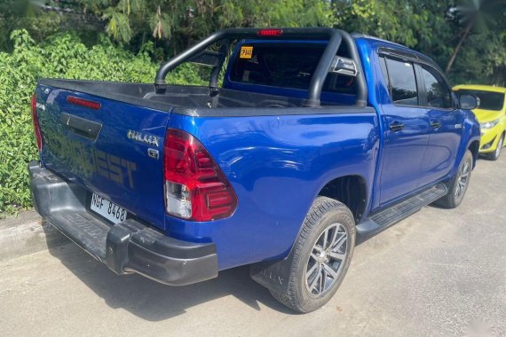 Sell Blue 2020 Toyota Hilux in Quezon City