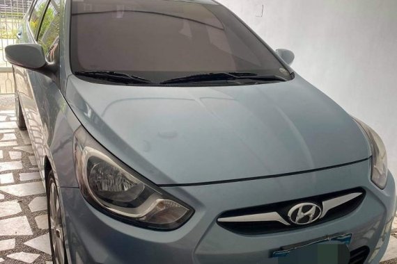 Selling Skyblue Hyundai Accent 2013 in Marikina