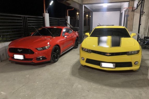 Yellow Chevrolet Camaro 2016 for sale in Quezon