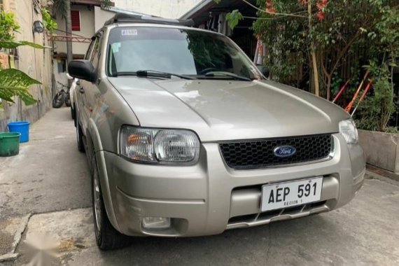 Selling Pearl White Ford Escape 2005 in Las Piñas