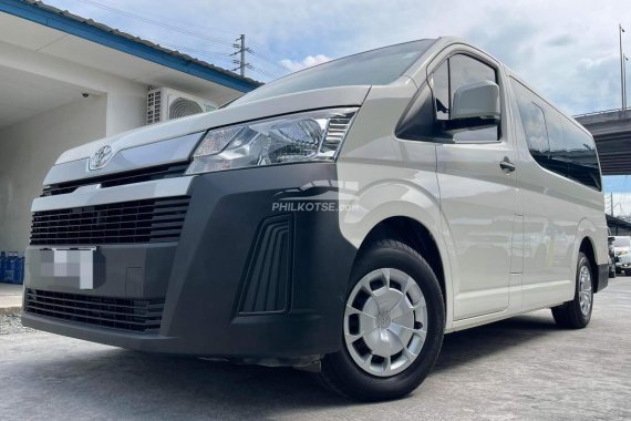 Almost Brand New. Slightly used. Low Mileage. 2020 Toyota Hiace Commuter Deluxe MT