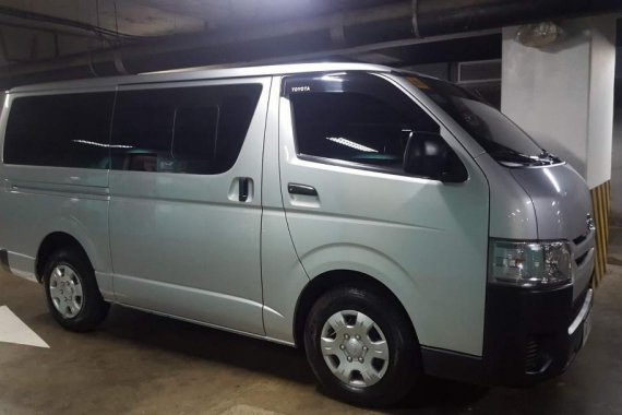 Brightsilver Toyota Hiace 2014 for sale in Quezon