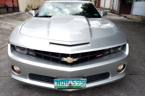 Silver Chevrolet Camaro 2010 for sale in Automatic