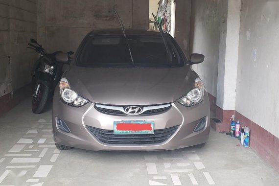 Grey Hyundai Elantra 2013 for sale in Automatic