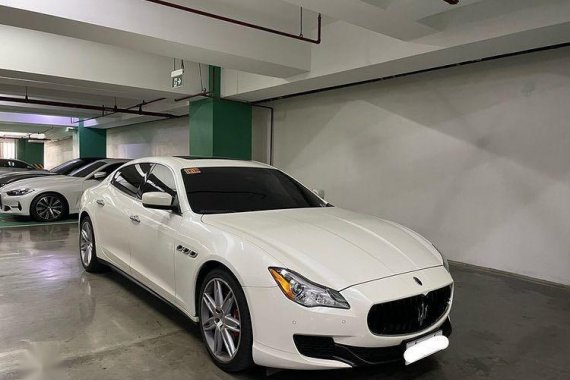 Pearl White Maserati Quattroporte 2015 for sale in Pateros