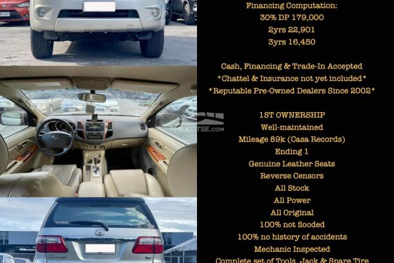 Selling used well kept! 2010 Toyota Fortuner SUV / Crossover Automatic