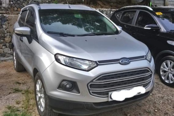 Silver Ford Ecosport 2015 for sale in Automatic