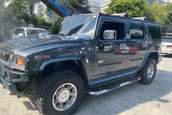 Grayblack Hummer H2 2005 for sale in Pasig