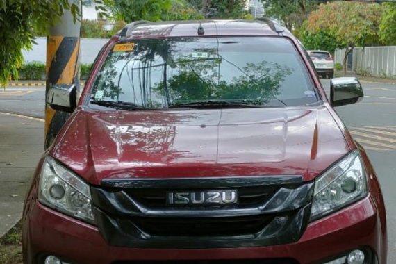 Red Isuzu Mu-X 2017 for sale in Muntinlupa