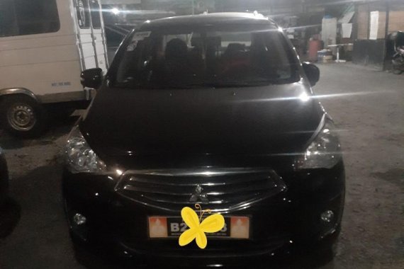 Black Mitsubishi Mirage 2017 for sale in Automatic