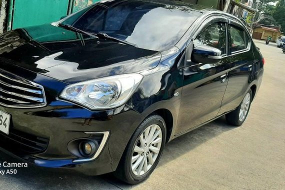 Black Mitsubishi Mirage G4 2014 for sale in Marikina