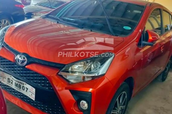 2021 Toyota wigo g at orange s2m807 4k odo 📌Cabuyao- 488k