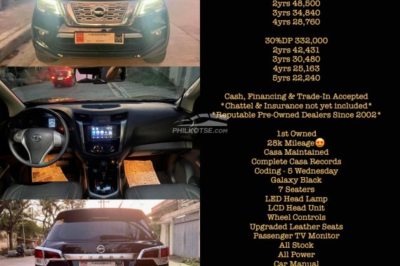  Selling Black 2019 Nissan Terra SUV / Crossover by verified seller