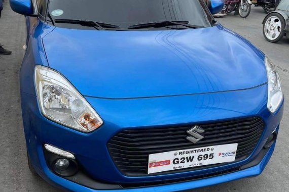 Sell Blue 2021 Suzuki Swift in Quezon City