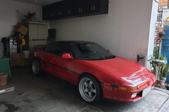 Red Toyota Mr2 1990 for sale