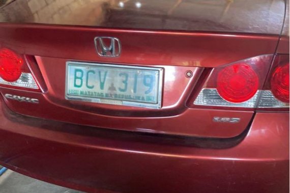 Red Honda Civic 2006 for sale in Caloocan 