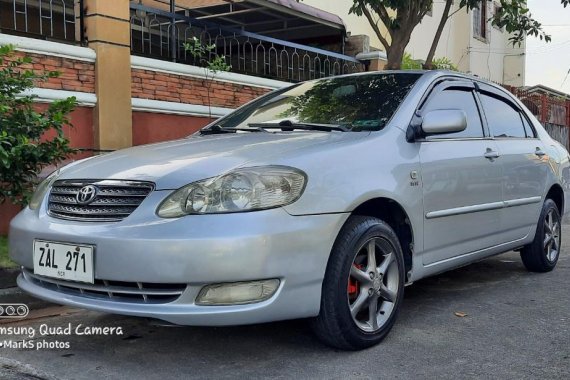 Brightsilver Toyota Corolla 2005 for sale Las Pinas