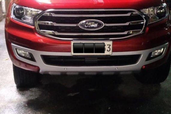 Selling Red Ford Everest 2020 in San Juan