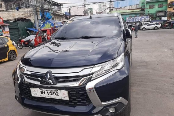 Blue Mitsubishi Montero 2018 for sale