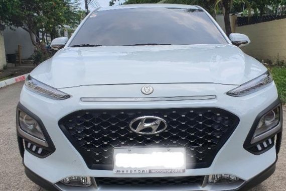 White Hyundai KONA 2019 for sale in Manila