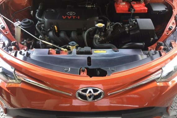Orange Toyota Vios 2016 for sale in Muntinlupa 