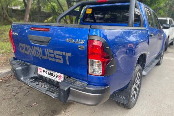 Blue Toyota Hilux 2020 for sale in Automatic