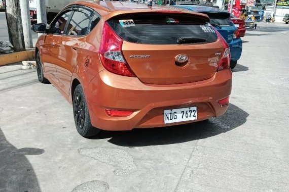 Orange Hyundai Accent 2016 for sale in Caloocan