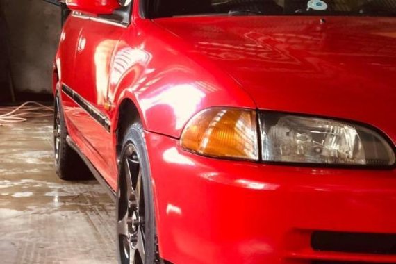 Red Honda Civic 1993 for sale in Antipolo