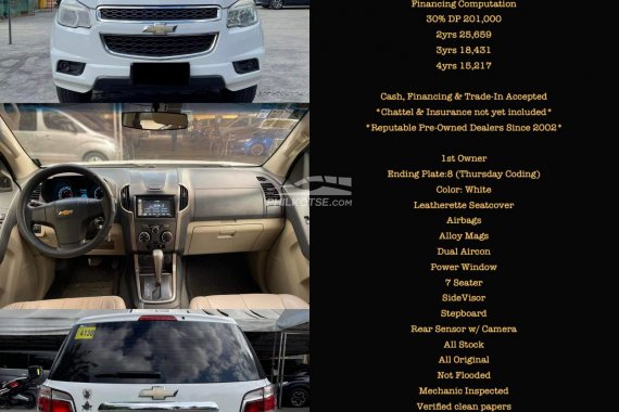 Selling 2014 Chevrolet Trailblazer 2.8 LT Automatic Diesel
