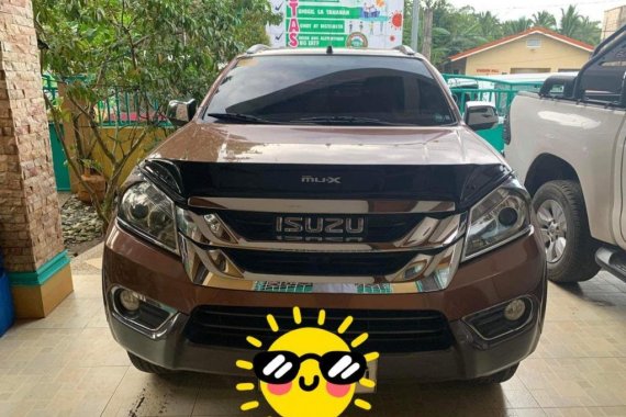 Selling Brown Isuzu MU-X 2015 in Lucena