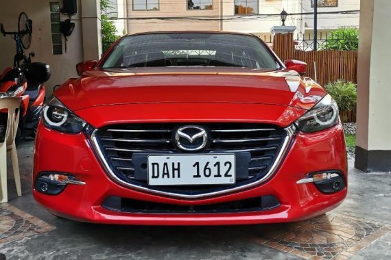 Red Mazda 3 2018 for sale in Makati 