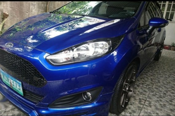 Blue Ford Fiesta 2013 for sale in Manila