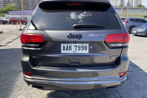 Grey Jeep Grand Cherokee 2014 for sale in Pasig