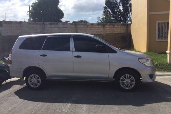 Silver Toyota Innova 2013 for sale in Manual