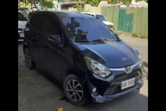 Black Toyota Wigo 2018 Hatchback for sale in Caloocan