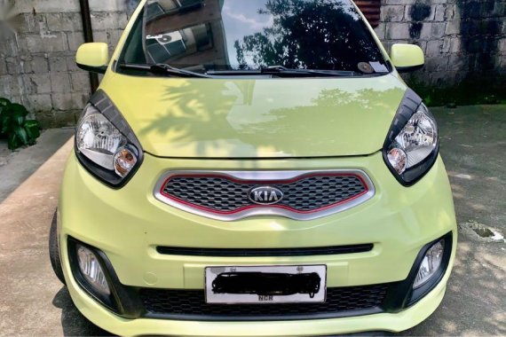 Selling Yellow Kia Picanto 2014 in Caloocan