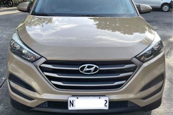 Beige Hyundai Tucson 2016 for sale in Las Piñas
