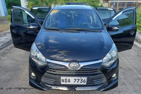 Black Toyota Wigo 2019 for sale in Lucena