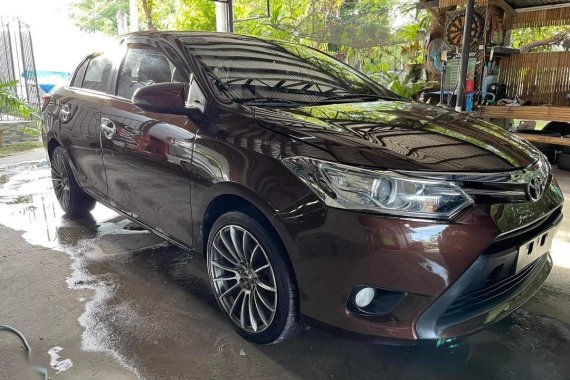 Brown Toyota Vios 2014 for sale in Automatic