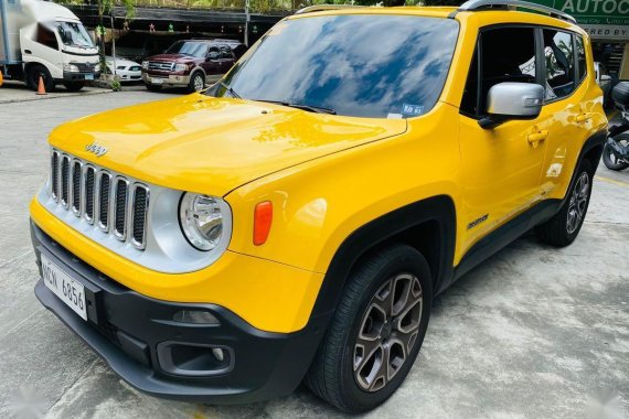 Selling Yellow Jeep Renegade 2017 in Manila