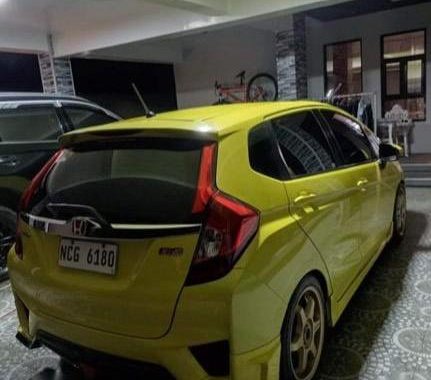 Yellow Honda Jazz 2016 for sale in Las Piñas